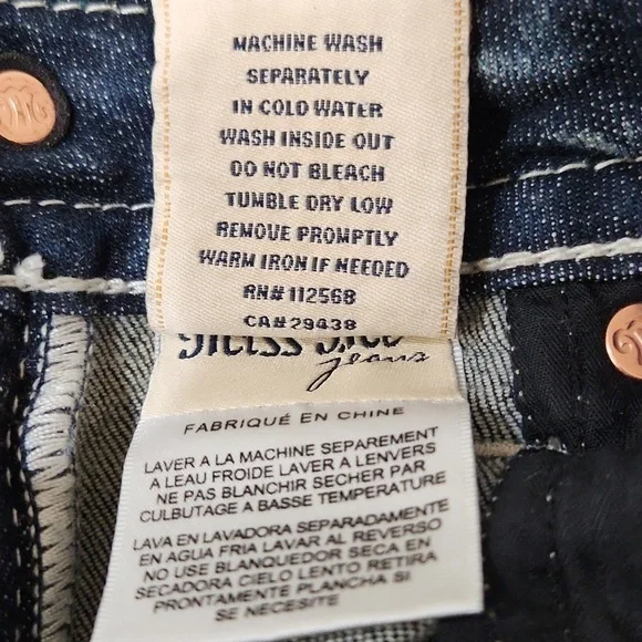 MISS ME Signature Boot, Low Rise STRETCH Denim JEANS,  Women's 26x32 NWT - Picture 6 of 8